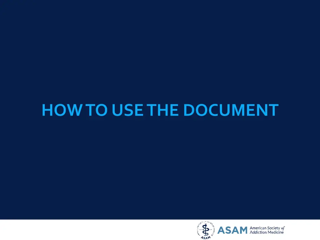how to use the document