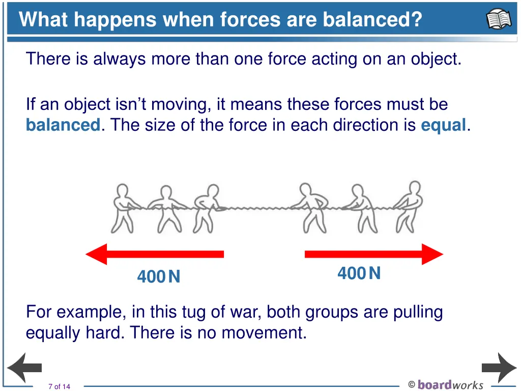 what happens when forces are balanced