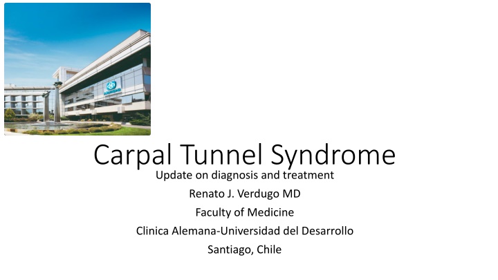 carpal tunnel syndrome update on diagnosis