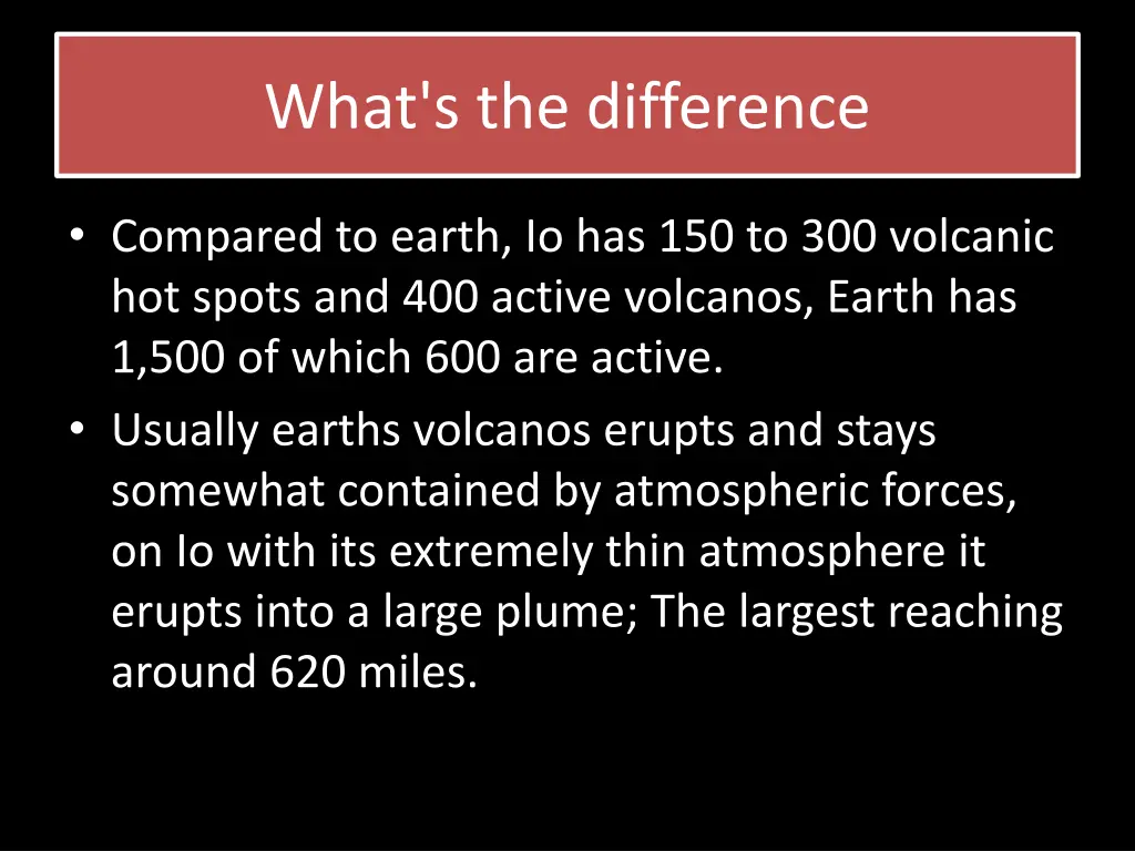 what s the difference
