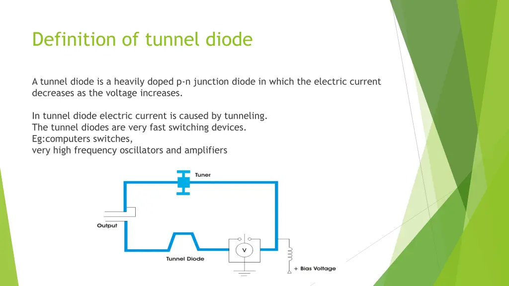 definition of tunnel diode