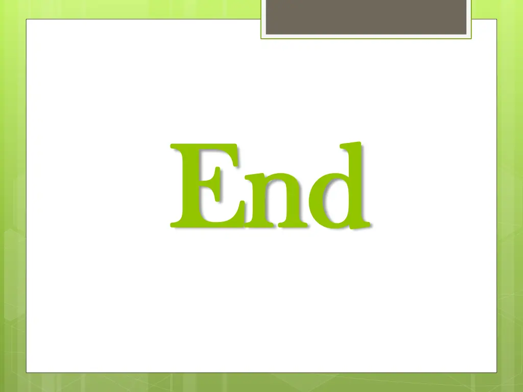 end end