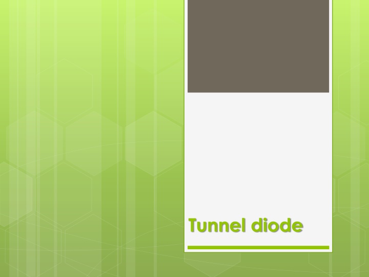 tunnel diode