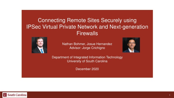 connecting remote sites securely using ipsec