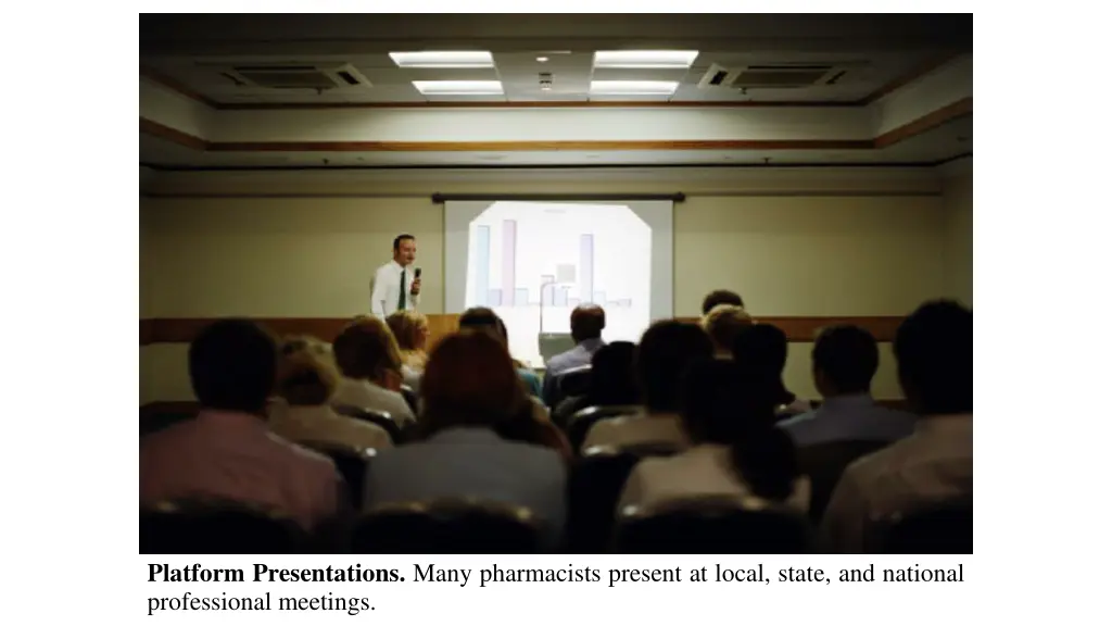 platform presentations many pharmacists present
