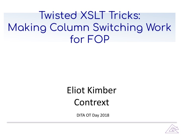 twisted xslt tricks making column switching work