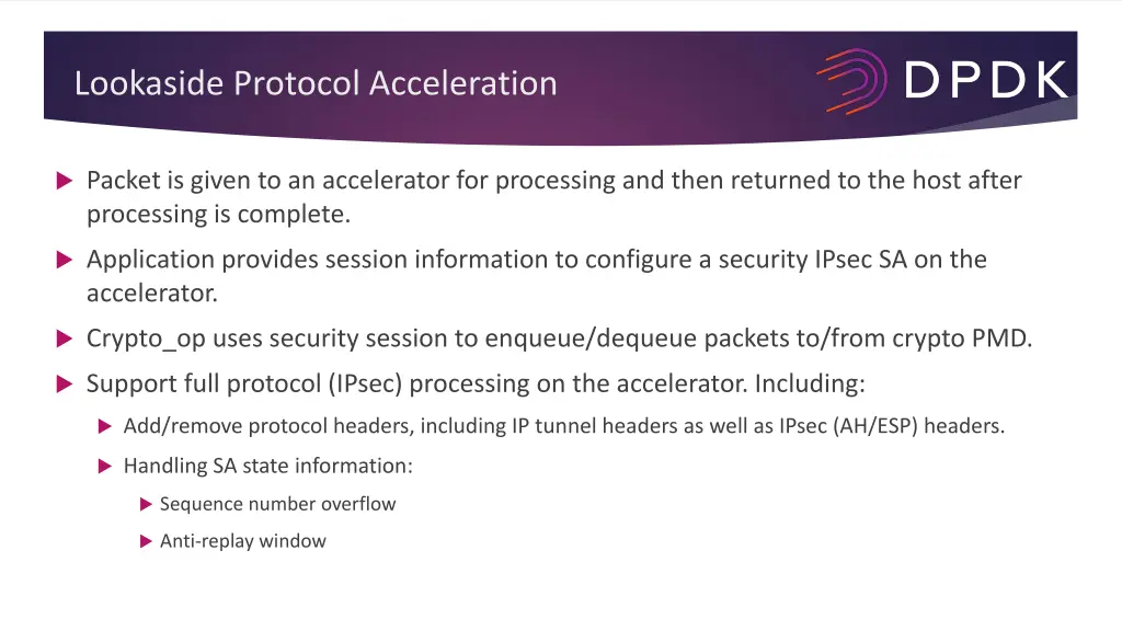 lookaside protocol acceleration