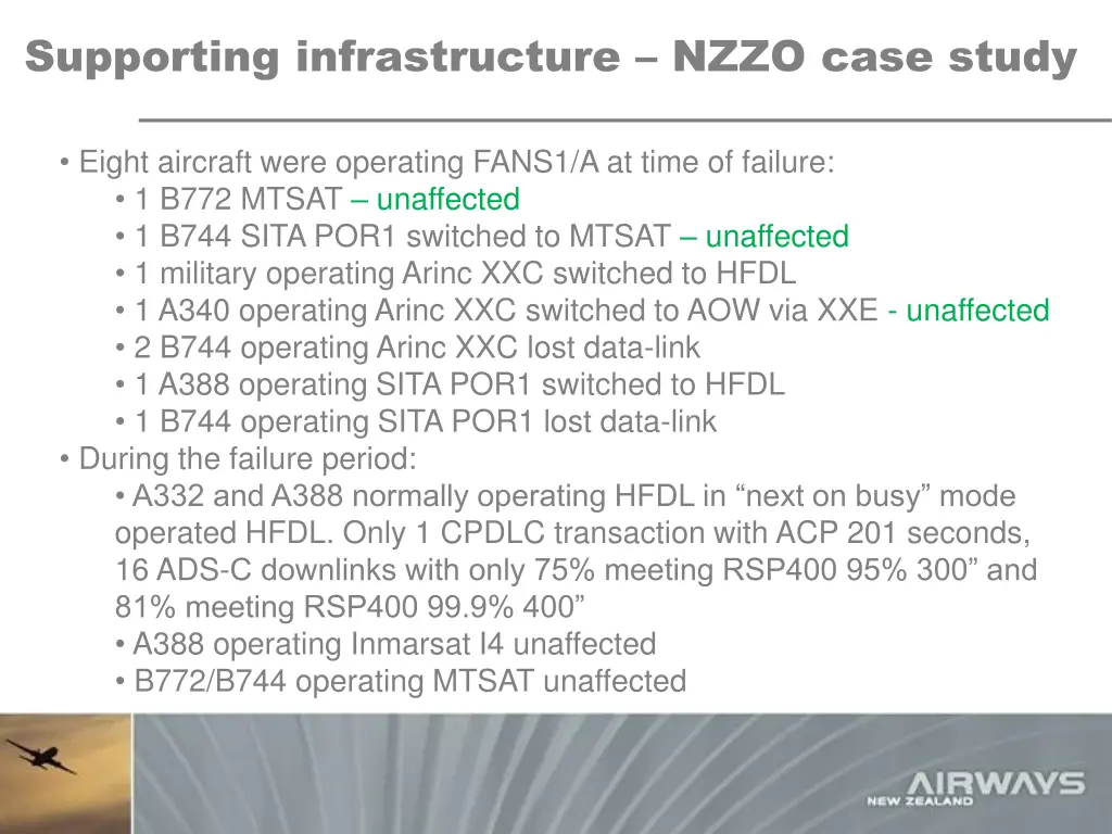 supporting infrastructure nzzo case study 1