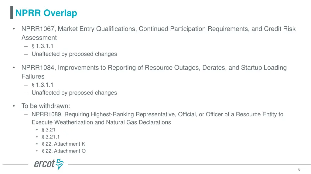 nprr overlap