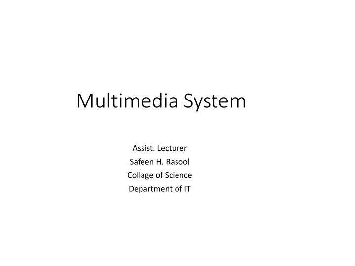 multimedia system
