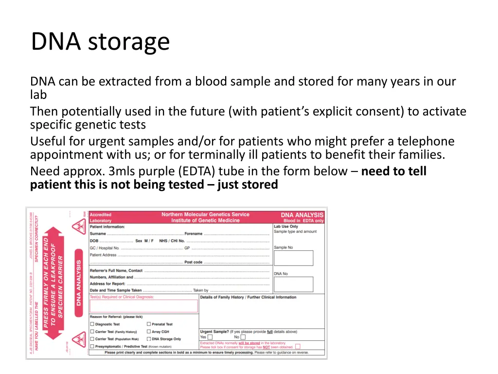 dna storage