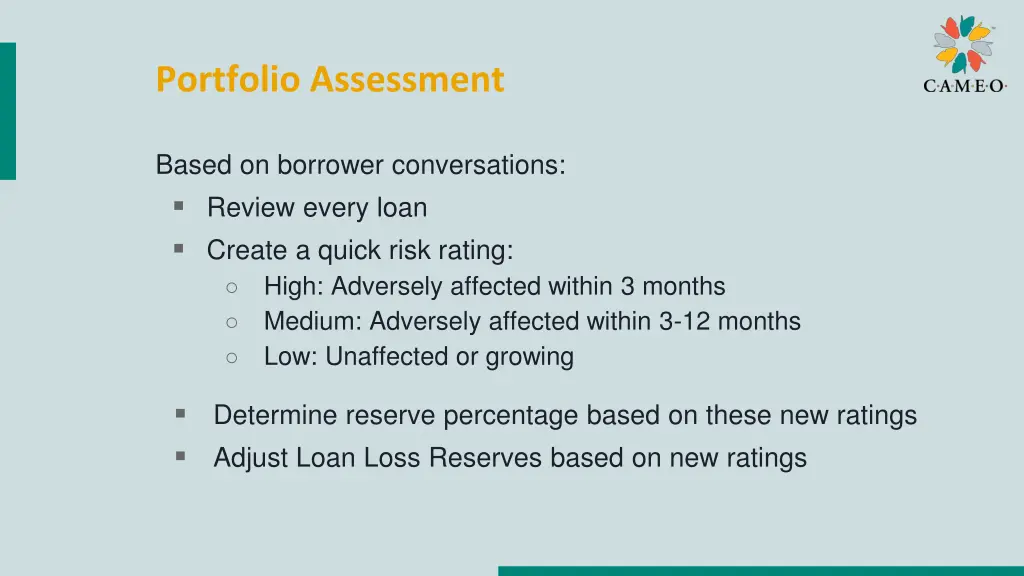 portfolio assessment