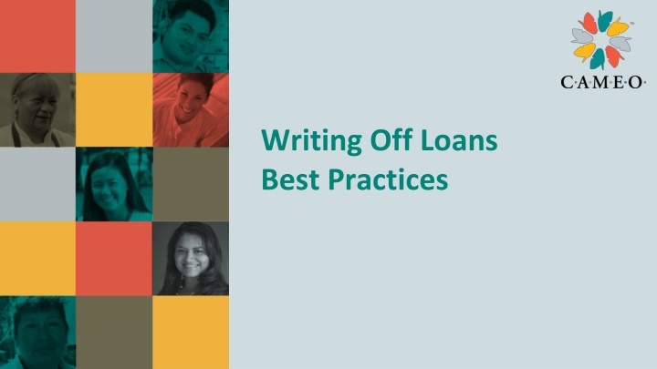 writing off loans best practices