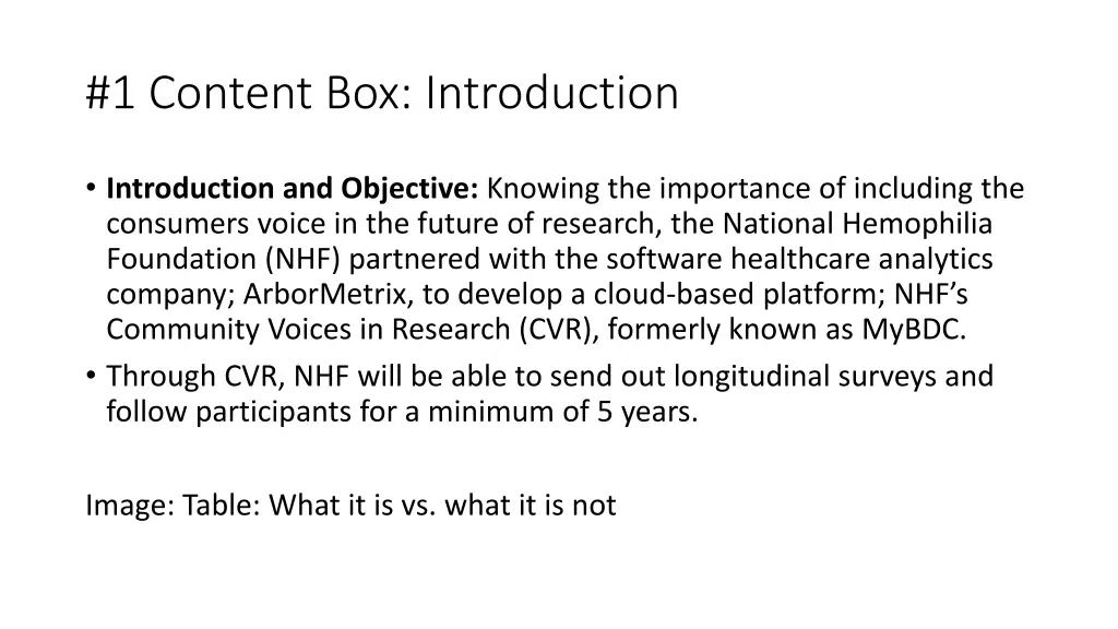 1 content box introduction