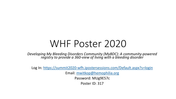 whf poster 2020