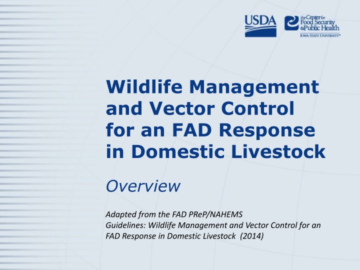 wildlife management and vector control