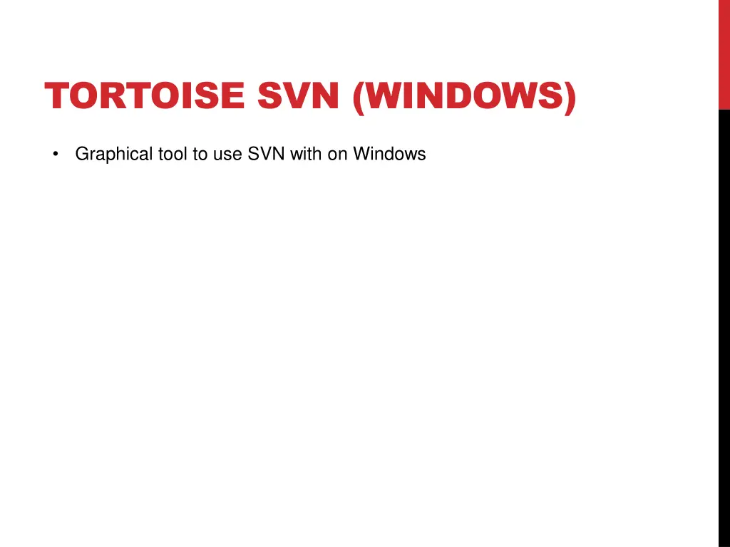 tortoise svn windows