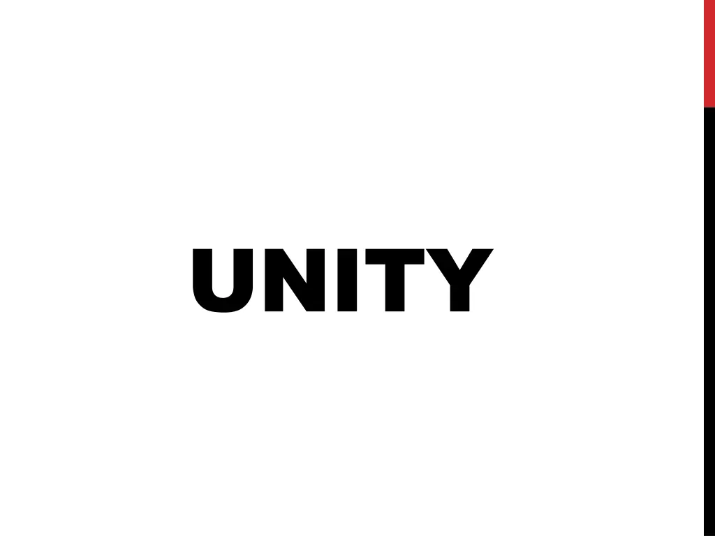 unity