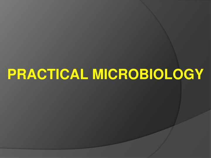 practical microbiology