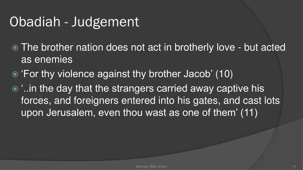 obadiah judgement 1