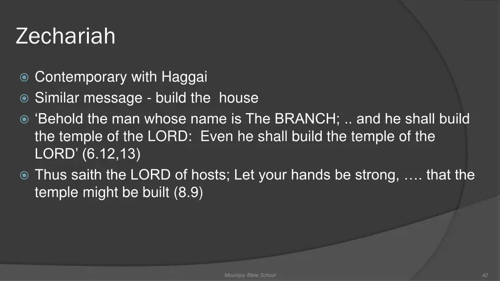 zechariah