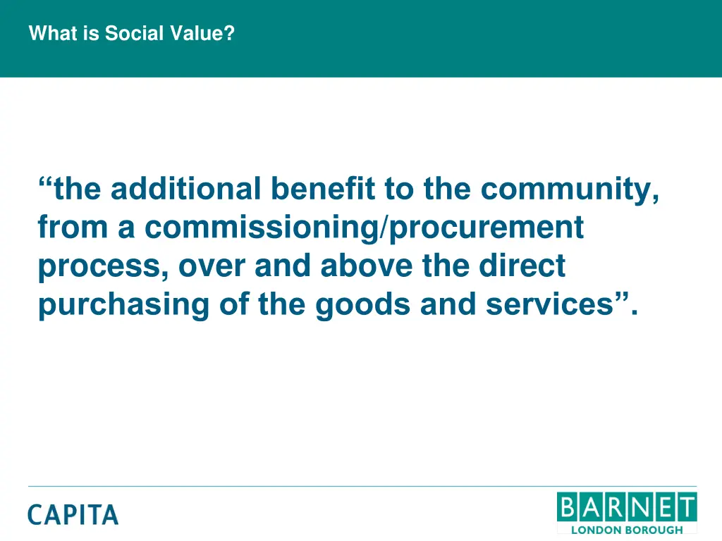 what is social value