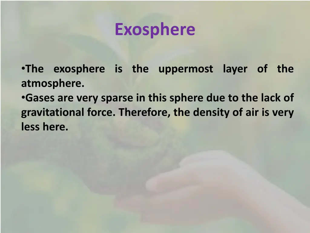 exosphere