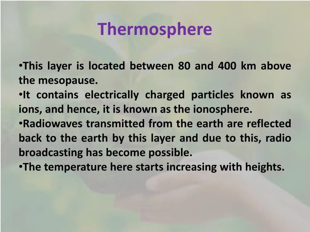 thermosphere