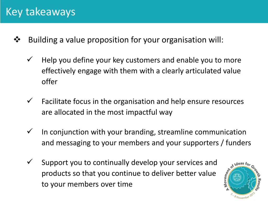 key takeaways