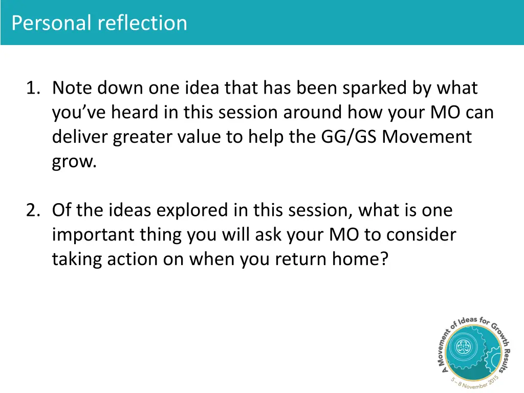 personal reflection
