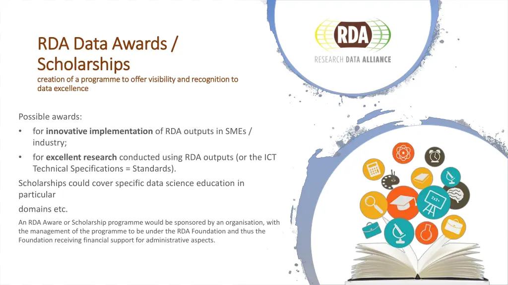 rda data awards rda data awards scholarships