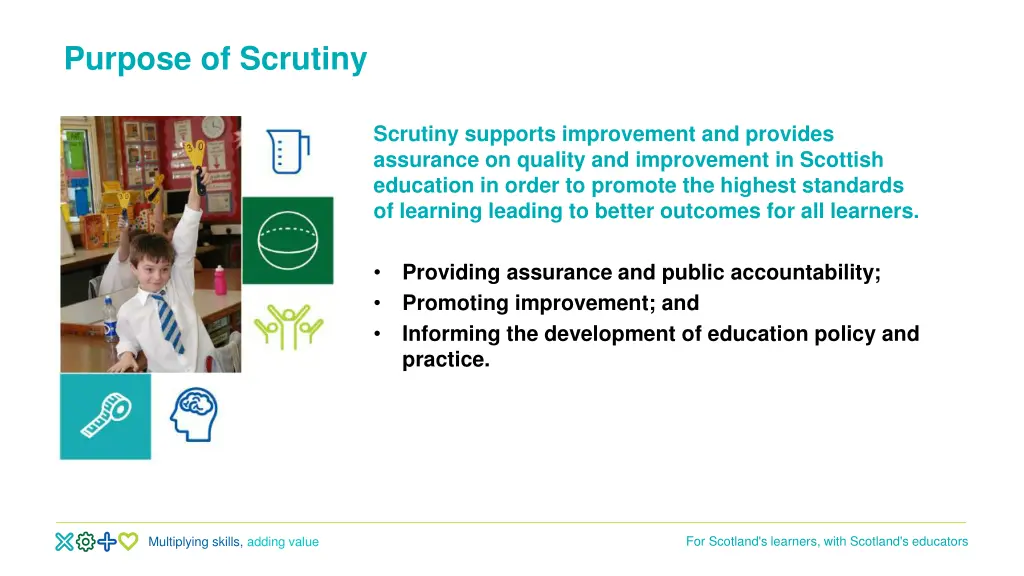 purpose of scrutiny