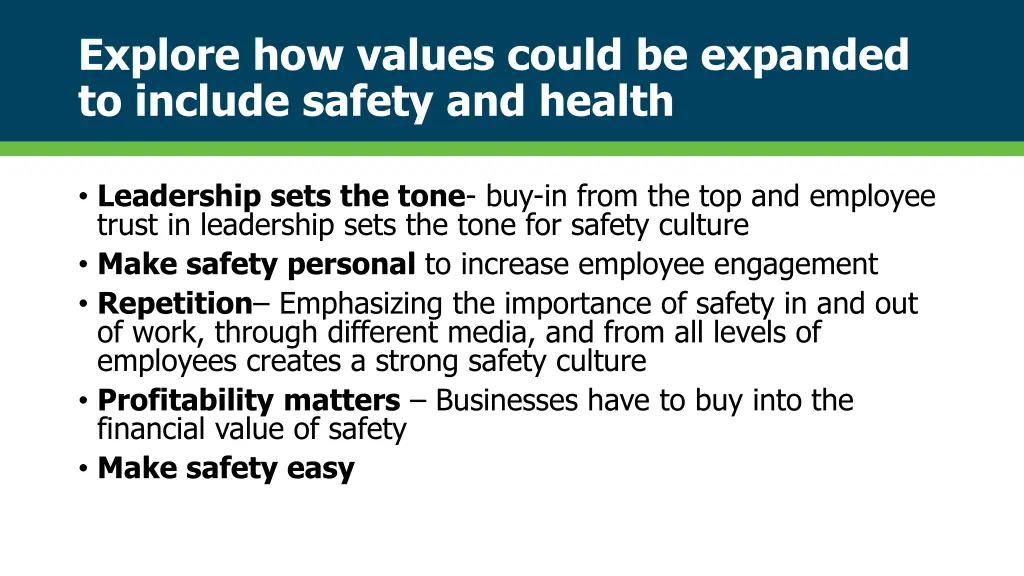 explore how values could be expanded to include