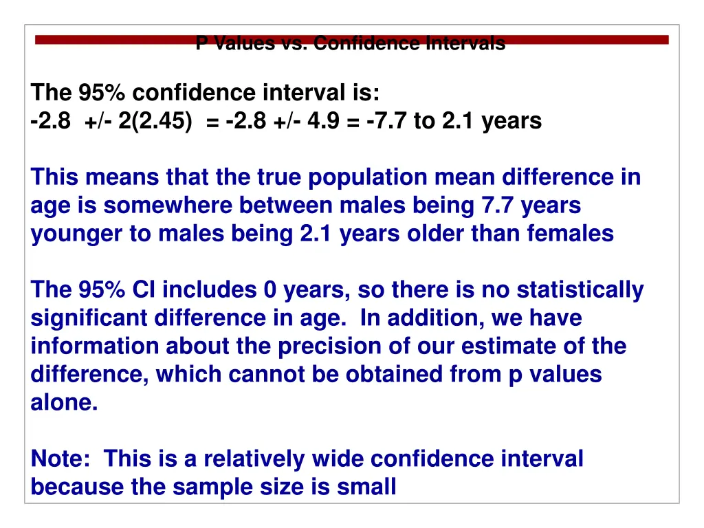 p values vs confidence intervals 4