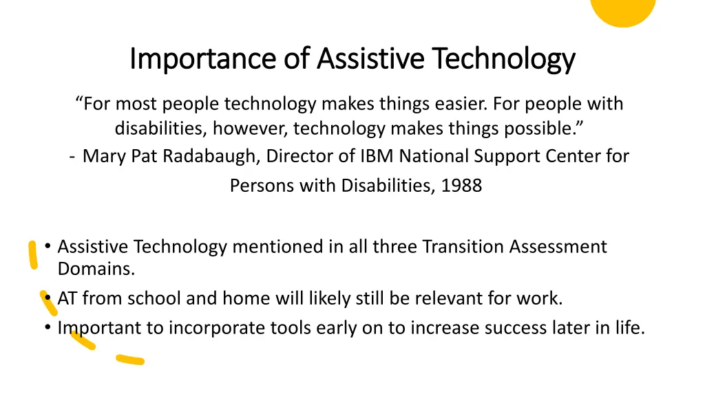 importance of assistive technology importance
