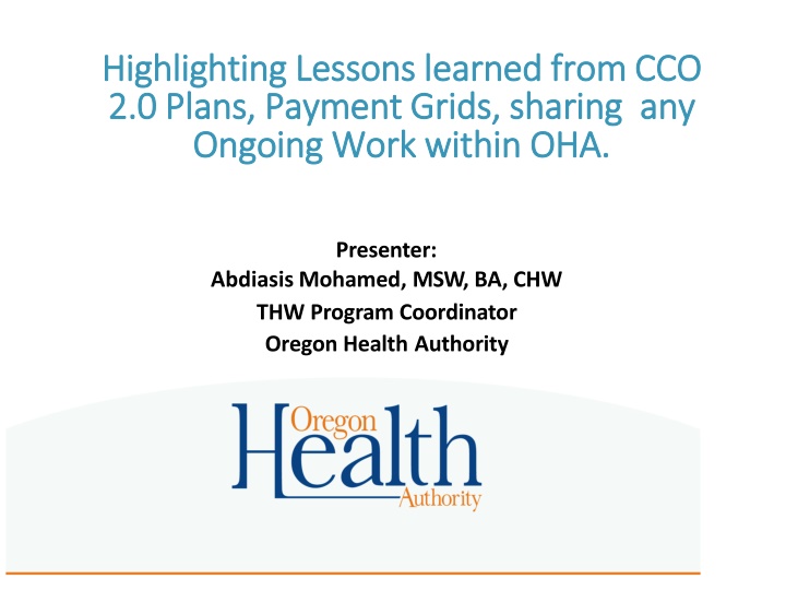 highlighting lessons learned from