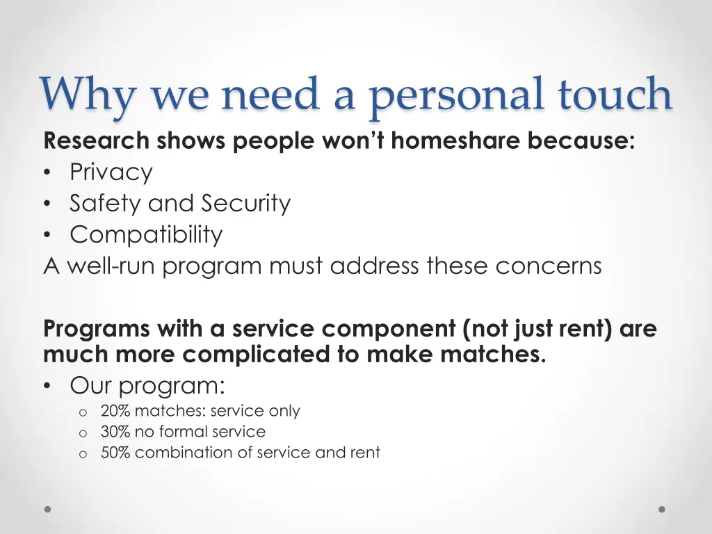 why we need a personal touch research shows