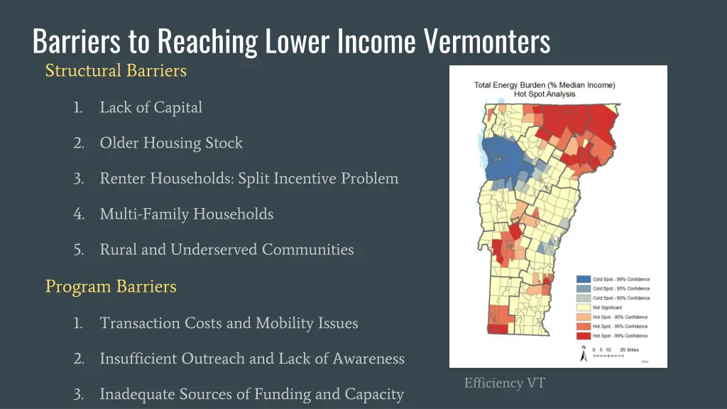 barriers to reaching lower income vermonters