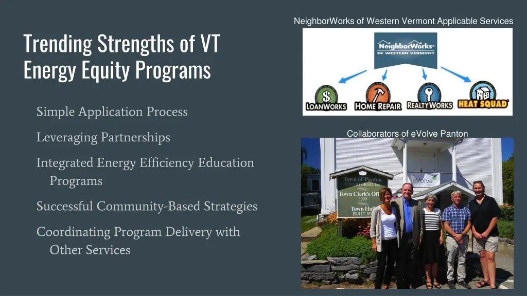 neighborworks of western vermont applicable
