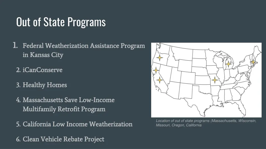 out of state programs
