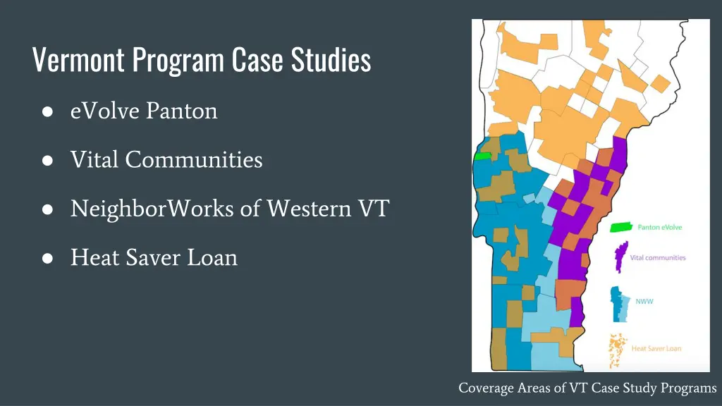 vermont program case studies