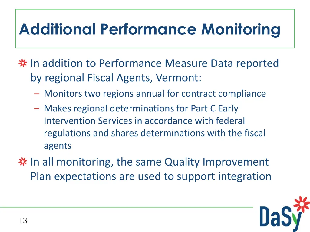 additional performance monitoring