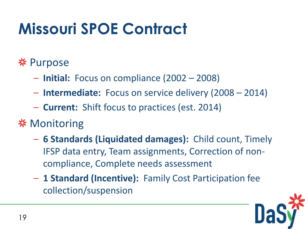 missouri spoe contract