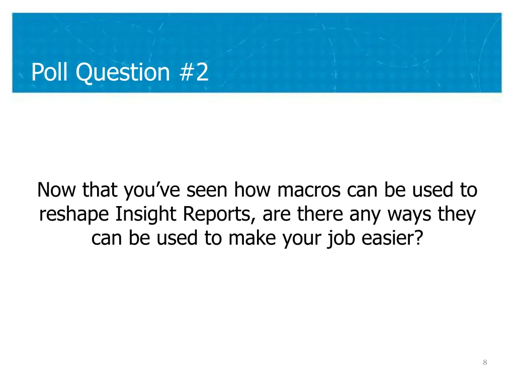 poll question 2