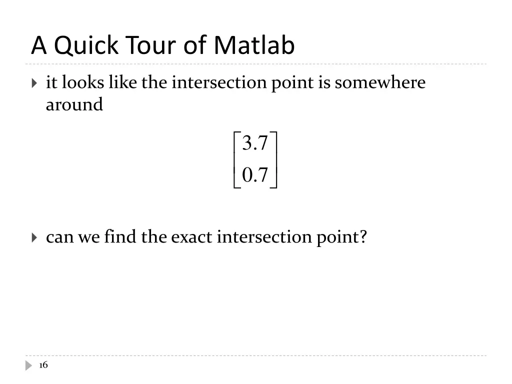 a quick tour of matlab 2