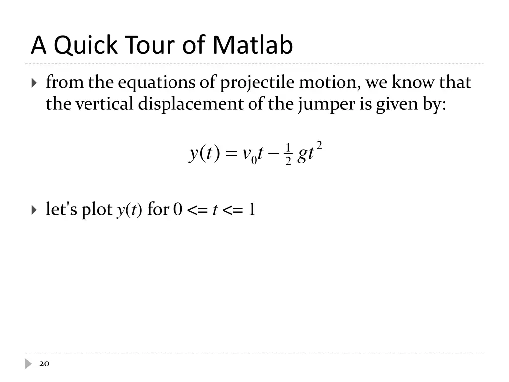 a quick tour of matlab 5