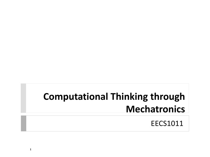 computational thinking through
