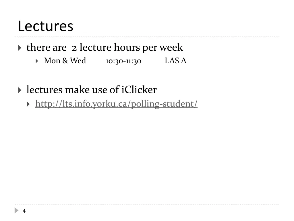 lectures