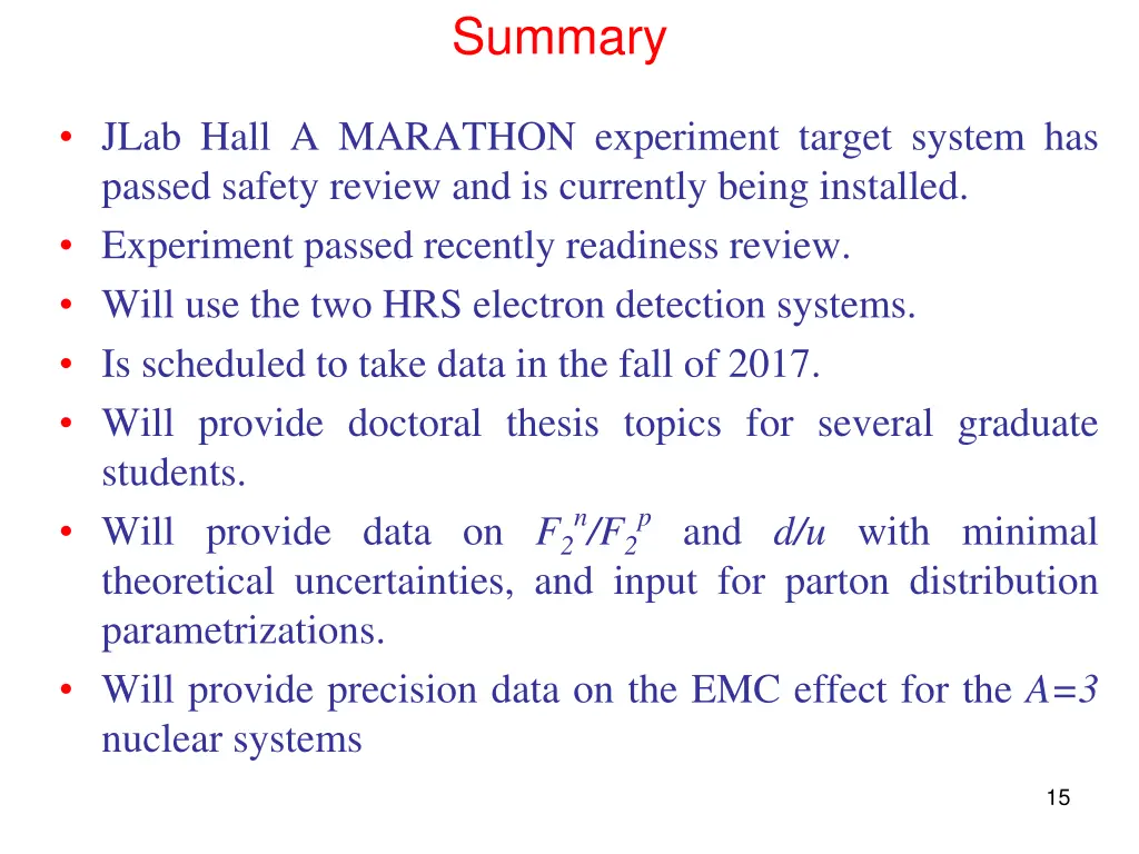summary