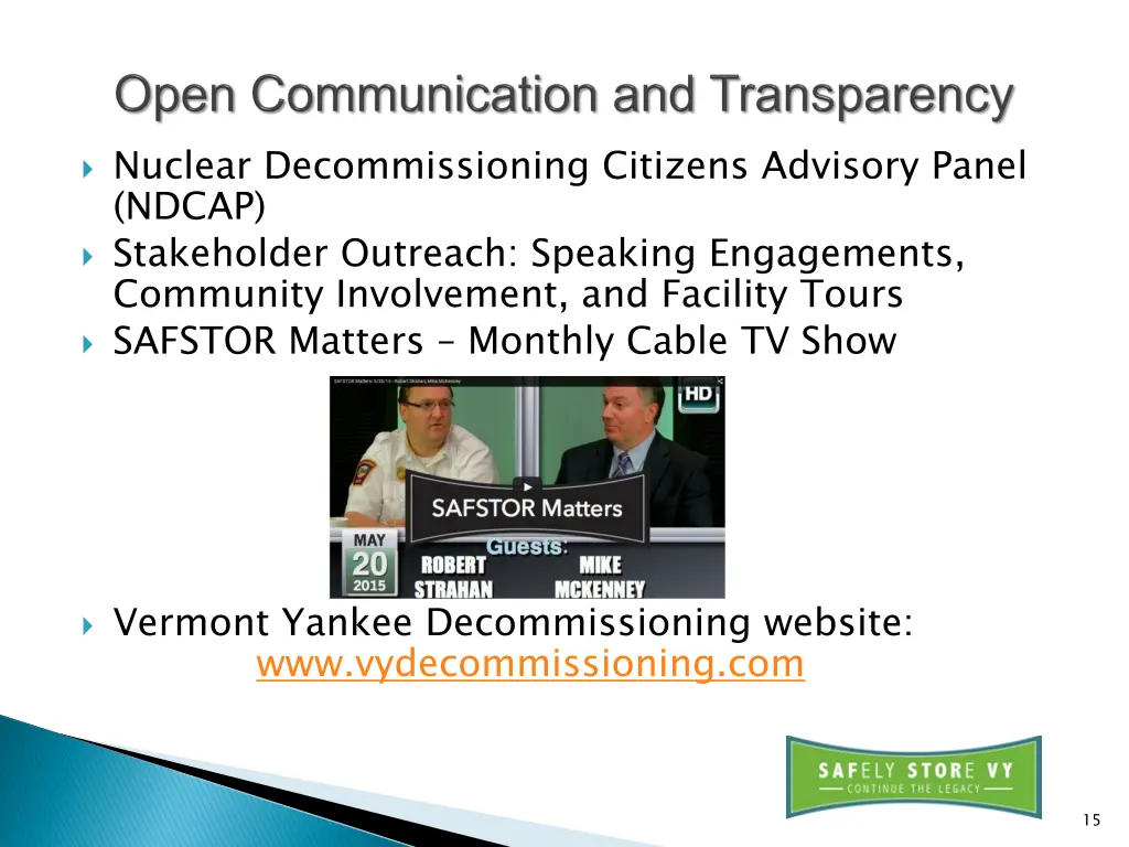 nuclear decommissioning citizens advisory panel